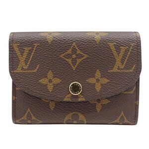 Louis Vuitton Wallet Coin Case Monogram Canvas Porte Monnaie Rosalie Rose